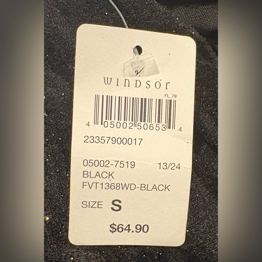 Windsor Black Sparkle Maxi Dress - Picture 6 of 7